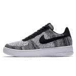 Nike Air Force 1 Flyknit Low 2.0 Oreo Unisex tossud Must Puht-Plaatina-Must-Valge AV3042-001 40.5 gray