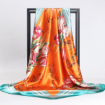 Kvaliteetsed luksuslikud siidist sallid peapael Sallid kaelasall naistele kett siidist sall naiste dekoratiivne sall 90*90cm