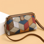 Yogodlnsi k&otilde;rge kvaliteediga PU-nahast naiste v&auml;ikesed &otilde;lakotid Luksuslik k&auml;ekott Lady Messenger Bag Lihtne &uuml;mbrisega telefonikotid 25x7x15cm sinine