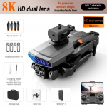 Uus D6 drooni kahe kaameraga k&otilde;rglahutusega WIFI FPV ESC aerofotograafia optiline viiesuunaline takistuste v&auml;ltimise nelikkopter Dual camera 1 battery