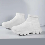 Tossud Sokid naistele Mugavad platvormid Spordijalatsid Naine Zapatillas De Deporte K&otilde;rgendatud vabaajajalatsid Suurus 35-45 38 white