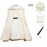 Frieren matustel Anime Frieren Cosplay Kost&uuml;&uuml;m mantel seelik v&ouml;&ouml; komplektid xxxl