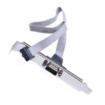 40 cm emaplaadi RS232 DB9 pin COM-pordi lint jadakaabli pistiku klamber