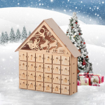24 Day Advent Calendar Decorated Drawers days countdowns Decoration