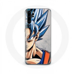 Coque pour Huawei P30 Pro Anime Dragon Ball Goku Cheveux bleu