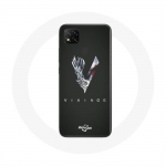 &Uuml;mbris Xiaomi Redmi 9C Vikings Series 6. hooaja logoga V M&otilde;&otilde;gahall must taust