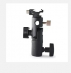 2024. aasta universaalne v&auml;lklamp Hot Shoe vihmavarjuhoidja kinnitusadapter Studio Light E alusele koos 1/4 3/8 kruviklambriga stuudiotarvikutega must