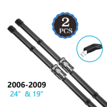 Volkswagen VW Golf 5 MK5 Golf V Rabbit 1K GTI 2004~2009 jaoks Auto Kojamees Esiakna Kojamehed Autotarvikud 2006-2009 black