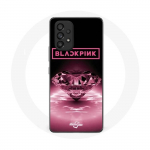 Coque pour Samsung Galaxy A53 5G Wallpaper diamante Blackpink Kpop Logo Rose - Maniacase
