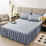 Suvine uus Euroopa stiilis lihtne pestav siidist voodi seelik libisemiskindel voodikate majapidamismadratsi katte padjap&uuml;&uuml;r 150x200x45cm 1PC