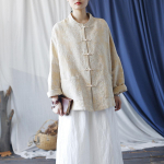 Johnature naiste vintage žakaars&auml;rgid Topid Pikkade varrukatega n&ouml;&ouml;bid Patchwork Taskud Pluusid Kevads&auml;rgid One Size must