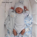 18-tolline realistlik Bebe Reborn Boneca nukk Darren &Otilde;rn, maalitud t&auml;isvin&uuml;&uuml;list keha Taaskasutus Baby Doll Lastele M&auml;ngukaaslane Muppet M&auml;nguasi Lapse puhkusekingitus Cloth body