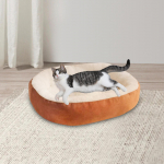 Kassi voodi siseruumides istumiseks, isesoojendav pestav libisemisvastane v&auml;ike koer grey and S