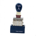 Reguleeritav kuup&auml;evatempel kontoris kasutamiseks &ndash; t&otilde;hus ja mitmek&uuml;lgne &auml;rit&ouml;&ouml;riist sinine