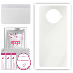 apgo MATTE Protective Skin Sticker for the back compatible with Oppo Ace2, Wrap Film, Hydrogel Film, Flexible, Soft TPU with positioning layer easy in