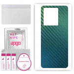 apgo Protective Skin Sticker for the back compatible with Vivo IQOO U5e, Wrap Film, Foil, Vinyl - Pattern Carbon Chameleon CAKA1