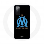 Coque pour Samsung Galaxy S20 FE Logo Olympique de Marseille Fond Noir