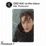 Kai EXO 1. minialbumist Kai ametlik fotokaardi fotokaart K-POP KPOP Photobook Y Ver. 3