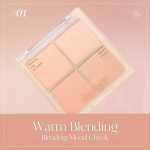 DASIQUE Blending Mood Cheek Blusher, Make-up, KBeauty, Korean Cosmetics, n&auml;idis 01 Warm Blending