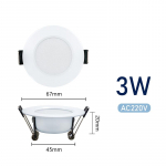 LED-allvalgusti s&uuml;vistatav laeprožektor AC 220V 3W 5W 7W 9W 12W 15W &uuml;mmargune lae kohtvalgusti elutuppa k&ouml;&ouml;ki vannituppa Cold White
