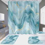 4 tk Marble seeria du&scaron;ikardinate komplektid vannitoa jaoks libisemiskindlad vannitoavaibad kaas WC kate vannimatt 4pcs