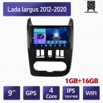 9-tolline 2-dineline Android-autoraadio Lada Larguse 2012-2020 multimeediumivideopleier IPS GPS-i SIM-navigatsiooniheli 2din WIFI 1+16GB