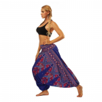 Vabaaja Lahtised Fitness Laiade S&auml;&auml;rtega Joogap&uuml;ksid Naistele Elegantsed Tr&uuml;kimustriga Moekad Joogap&uuml;ksid Elastse K&otilde;rge V&ouml;&ouml;kohaga Kontoridaam Vintage P&uuml;ksid 28038 One Size