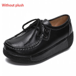 Ehtsast nahast naiste platvormtossud, n&ouml;&ouml;riga, lamedad, mustad valged kiiksuga kingad, madalad naiste vabaajajalatsid, k&otilde;rgust suurendavad 39 must