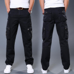 Kvaliteetsed vabaaja p&uuml;ksid Meeste al Joggers Lahtised p&uuml;ksid Multi-Pocket Mood Mustad p&uuml;ksid T&ouml;&ouml;riietus 28 khaki