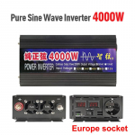 Puhas siinuslaine muundur 4000 W v&otilde;imsus alalisvoolu 12 V 24 V 48 V vahelduvvoolu 220 V pinge 50/60 Hz muundur p&auml;ikeseenergia autoinverter LED-iga 12V&220V 60HZ