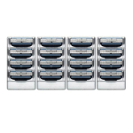 [16 t&uuml;kki] Gillette Mach 3-ga &uuml;hilduvad kolmekordse žiletiteraga &uuml;hilduvad žiletiterad, Korea žiletitera