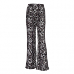 Naiste pikad p&uuml;ksid Elastsed k&otilde;rge v&ouml;&ouml;kohaga laia s&auml;&auml;rega p&uuml;ksid taskutega Leopardimustriga High Street Style vabaaja p&uuml;ksid S Leopard Print