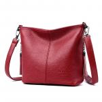 Kvaliteetne pehme nahast rahakott Moodne naiste &otilde;lakott Messenger Bag Trend Disainer tuttidega kott Luksuslik naiste k&auml;ekott Sac (20cm<Max Length<30cm)