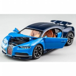 1/32 Bugatti Diecast Sulamauto Mudel Metallist Tagasit&otilde;mmatav Simulatsioonauto M&auml;nguasi Poiss Sportauto Akustilis-optiline Avatava Uksega Kingitus Auto M&auml;nguasi