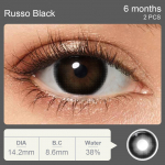 Colored Contact Lense Magister 14.2mm Brown/Gray/Black Natural contact lenses RUSSO Series 14.2mm