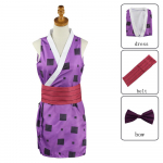 Uji Tengen Cosplay Kost&uuml;&uuml;mide komplektid firmalt Demon Slayer Suma Hinatsuru Makio Varrukateta kimonokleit v&ouml;&ouml; Naiste t&uuml;drukute vormiriietus R&otilde;ivad karneval 2XL