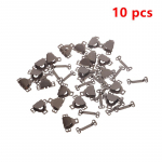 10 komplekti metallist p&uuml;ksid &uuml;likond p&uuml;ksid konksu n&ouml;&ouml;biga seelik n&auml;htamatud konksud ja silmad, sulgur Kinnitus pannal isetehtud p&uuml;ksid reguleerimispandlad B h&otilde;be