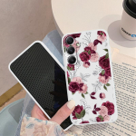 Lillemustriline pehme silikoon&uuml;mbris Xiaomi Redmi Note 13 Poco C65 Samsung M35 A55 iPhone 15 Huawei Honor Realme kaamerale kaitsev p&otilde;rutuskindel kate Samsung Galaxy S9 Plus