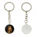 Bloodhound, St. Hubert Hound, Sleuth-hound - keychain in a box, own photo, keychain pendant from Art-Dog brand