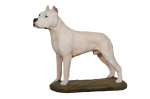 Dogo Argentino - painted figurine, statue, figure, made by the artist, brand Art-Dog