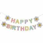 Daisy palju &otilde;nne s&uuml;nnip&auml;evapeo dekoratsioonib&auml;nner Valge lillep&auml;rja lipp S&uuml;nnip&auml;evapeokaunistus Kaunistatud stseeniga pungil tarvikud