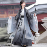 Hiina Song-d&uuml;nastia stiilis Hanfu, sama stiil t&auml;iskasvanutele ja meestele, suurte varrukatega s&auml;rk ja v&ouml;&ouml;kohani &uuml;likond L