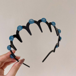 Pearl Wave peapaelad naistele &Uuml;hev&auml;rvilised hammastega libisemiskindlad juuksepaelad T&uuml;drukute n&auml;opesuvahendid Sportlikud peapaelad Juuste aksessuaarid roosa