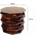 Kaunis puust k&auml;sit&ouml;&ouml; taburet elutuppa, k&otilde;rvalaud, v&auml;ike t&ouml;&ouml;taburet, ebatavaline