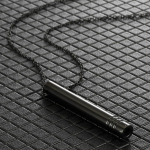 Hingamiskee Kaelakee Calm Harmony Kaelakee Hingav kaelakee &Auml;revuse jaoks Roostevabast terasest h&otilde;be