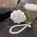 Plaating Seashell &uuml;mbris Huawei Free Clip 6i 5i Buds 5 4E Pro 2 3 SE2 kaitse&uuml;mbrisega k&otilde;rvaklappide tarvikud koos rippuva kattega For Free CLip