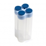 Teravilja hoiupaak Kerge ja mugav stabiilne kuivatatud toidu teraviljajahu pasta dosaator Kodu riisikonteiner sinine