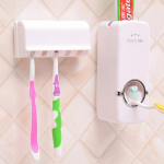 Touch N Brush automaatne hambapasta pigistamise dosaator ja harjahoidja komplekt punane