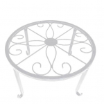 Lillepoti alus Kandev v&auml;ljapanekuriiul Istutusmasina stabiilsus Tugev K&otilde;rge Roostekindel Sise- V&auml;listingimustes Poti riiul Lillepott valge