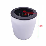 Automaatne vett neelav mahlane lillepott h&uuml;dropoonilise basseiniga lihav lillepott 12*13*9cm